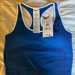 Wilson Vibrant Blue Sports Bra